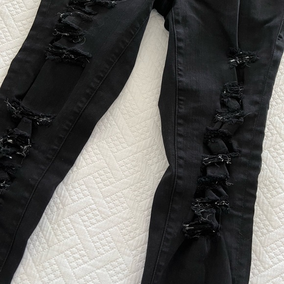 Frame Distressed Le Skinny De Jeanne - Picture 8 of 11